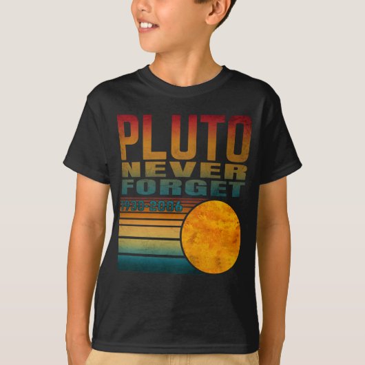 Pluto vergeet nooit T-Shirt (Voorkant)