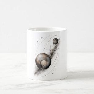 Pluto Verre Omen Dwergplaneet Mok