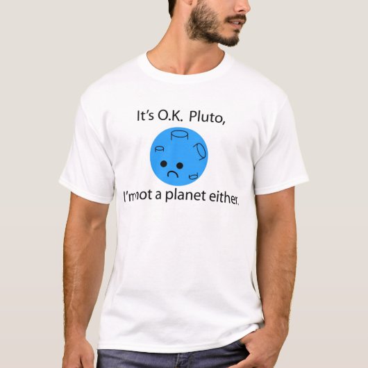 Pluto was een Planet. Zijn goede pluto. T-shirt (Voorkant)