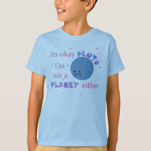 pluto was een shirt op de planeet