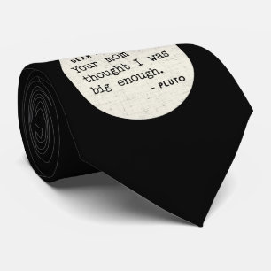 Pluto WAS groot genoeg. Kosmische Humor Stropdas