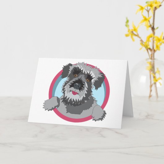 Pluto Whoosh Wenskaart Kaart (Gele Bloem)