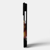 Pluto yellow planeet 3d universum space illustrati Case-Mate iPhone case (Achterkant / Links)