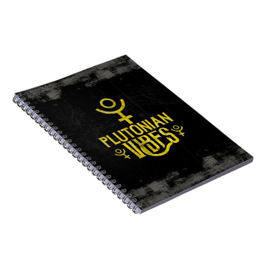 Plutonian Vibes Scorpio Astrology Zodiac Pluto Notitieboek (Rechterzijde)