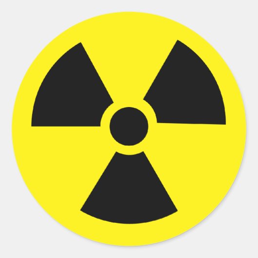 plutonium - Transuranisch radioactief element Ronde Sticker (Voorkant)