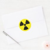 plutonium - Transuranisch radioactief element Ronde Sticker (Envelop)