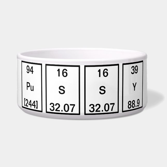 plutoniumnatrium-yttrium (PuSSY) Voerbakje (Voorkant)
