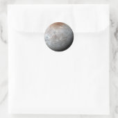 Pluto's grootste maan: Charon Ronde Sticker (Tas)