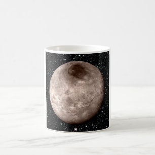 PLUTO'S MOON CHARON star background (zonnestelsel) Koffiemok