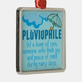 Pluviophile Metalen Ornament (Rechts)