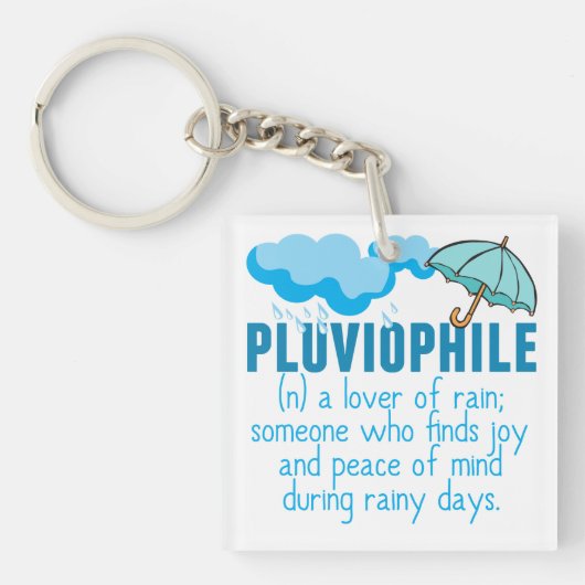 Pluviophile Sleutelhanger (Voorkant)