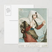 Pluviose vijfde maand Republikein Briefkaart (Voorkant / Achterkant)