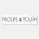 PLY White Bumpersticker (Voorkant)