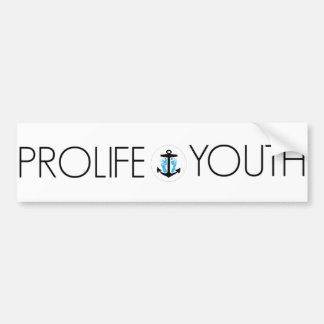 PLY Witte bumpersticker