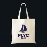 PLYC. 2026 Tote Bag<br><div class="desc">Set sail in style with this durable canvas tote featuring the navy blue PLYC (Pelican Lake Yacht Club) 2026 logo. Inspired by breezy Minnesota lake days,  it’s perfect for carrying all your sailing essentials—from sunscreen and towels to snacks and gear.</div>