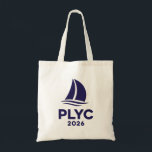 PLYC. 2026 Tote Bag<br><div class="desc">Set sail in style with this durable canvas tote featuring the navy blue PLYC (Pelican Lake Yacht Club) 2026 logo. Inspired by breezy Minnesota lake days,  it’s perfect for carrying all your sailing essentials—from sunscreen and towels to snacks and gear.</div>