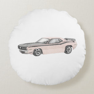 Plymouth Barracuda 1970 Rond Kussen