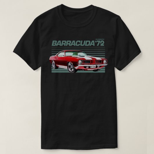 PLYMOUTH BARRACUDA 1 T-SHIRT (Design voorkant)