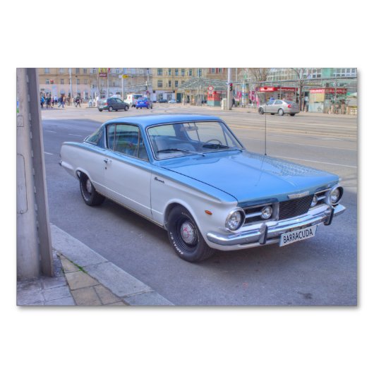 Plymouth Barracuda Kaart (Voorkant)