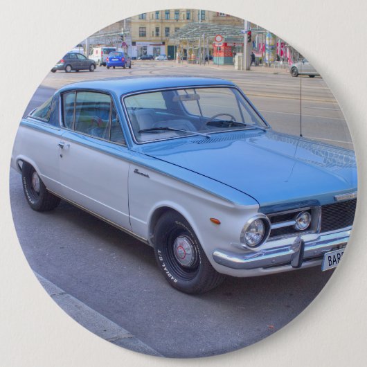 Plymouth Barracuda Ronde Button 6,0 Cm (Voorkant)