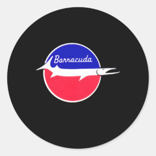 Plymouth Barracuda Ronde Sticker