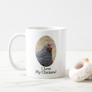 Plymouth Barred Rock Hen Photo Love My Chickens Koffiemok
