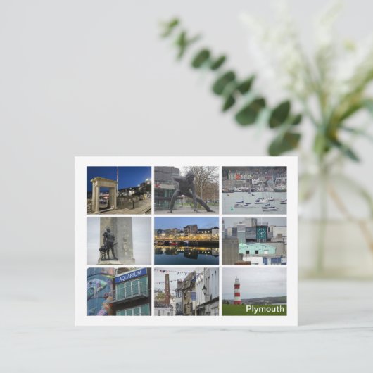 Plymouth Briefkaart (Staand voorkant)