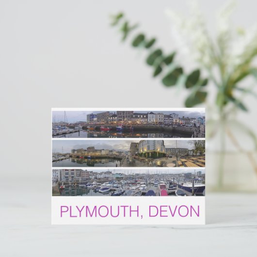 Plymouth Briefkaart (Staand voorkant)