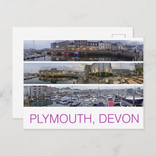 Plymouth Briefkaart (Voorkant / Achterkant)