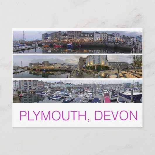 Plymouth Briefkaart (Voorkant)