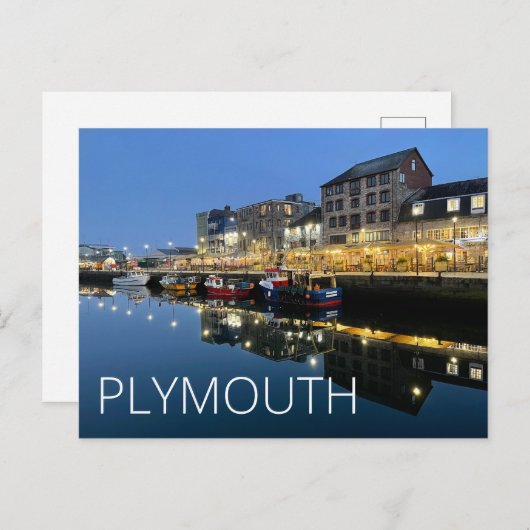 Plymouth Briefkaart (Voorkant / Achterkant)