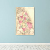 Plymouth County Canvas Afdruk (Insitu (Houten vloer))