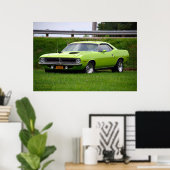 Plymouth Cuda 1970 Poster (Thuiskantoor)