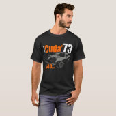 Plymouth Cuda Barracuda - Detroit - Mopar T-shirt (Voorkant volledig)