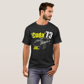 Plymouth Cuda Barracuda - Detroit - Mopar T-shirt (Voorkant volledig)