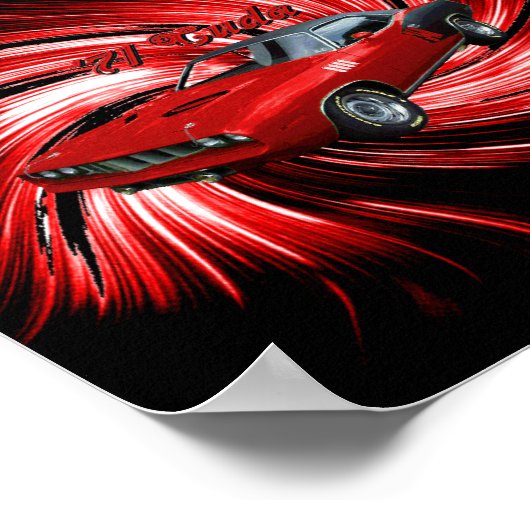 Plymouth Cuda Poster (Hoek)