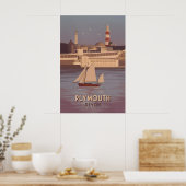 Plymouth Devon Reisposter Poster (Keuken)