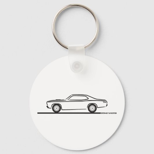 Plymouth Duster 1971 Sleutelhanger (Voorkant)