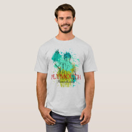 Plymouth Forefathers Splatter T-shirt