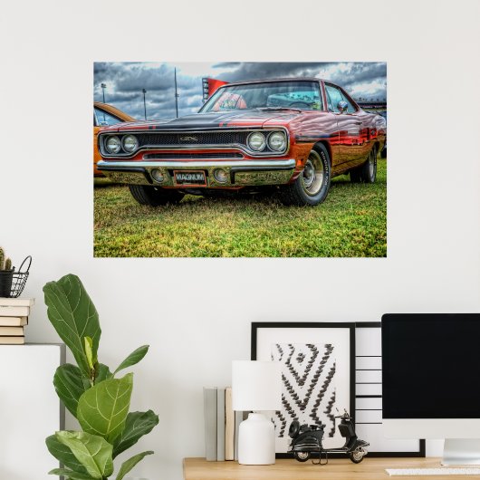 Plymouth GTX 1970 Poster (Thuiskantoor)