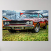 Plymouth GTX 1970 Poster (Voorkant)