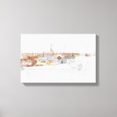 Plymouth Harbour Canvas Print (Voorkant)