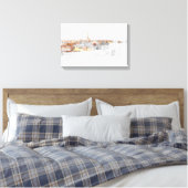 Plymouth Harbour Canvas Print (Insitu (Slaapkamer))