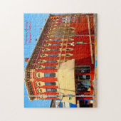 Plymouth Indiana kerstgroeten Legpuzzel (Verticaal)