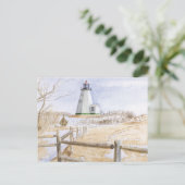Plymouth Lighthouse Briefkaart (Staand voorkant)
