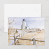 Plymouth Lighthouse Briefkaart (Voorkant / Achterkant)