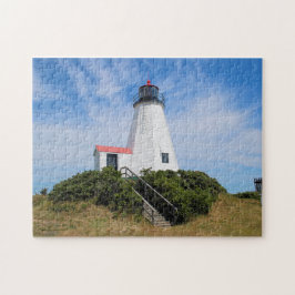 Plymouth Lighthouse, "de Gurnet" Massachusetts Legpuzzel