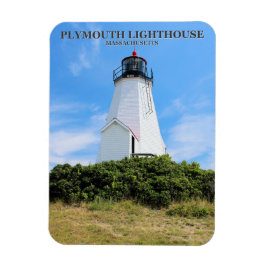 Plymouth Lighthouse, "de Gurnet" Massachusetts Magneet