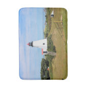 Plymouth Lighthouse, Massachusetts Large Bath Mat (Voorkant Verticaal)
