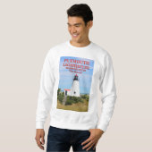 Plymouth Lighthouse , Massachusetts Sweatshirt (Voorkant volledig)
